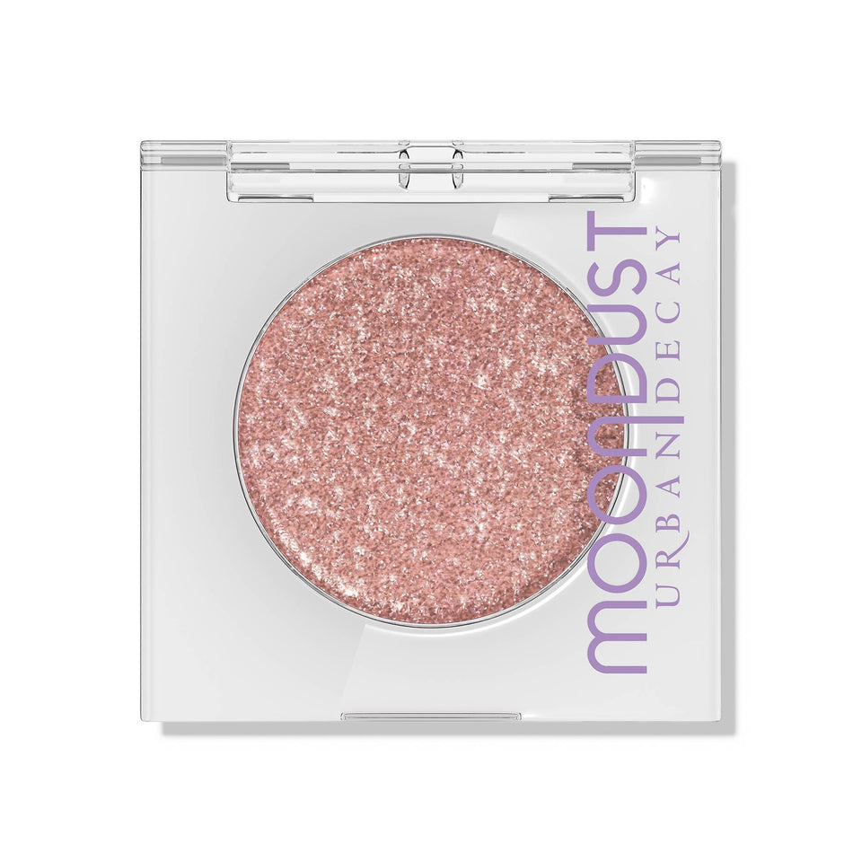Urban Decay Moondust front pan showing Crushin' Hard shimmer for vibrant lids
