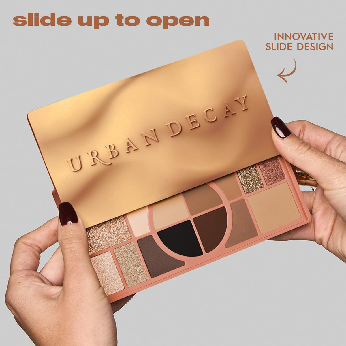 Urban Decay back label showing ingredient and wear-time details