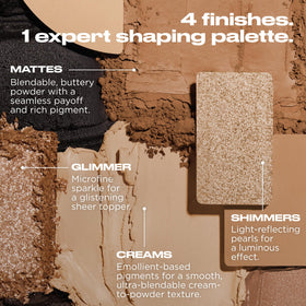 Urban Decay palette held in hand to show compact travel-friendly scale