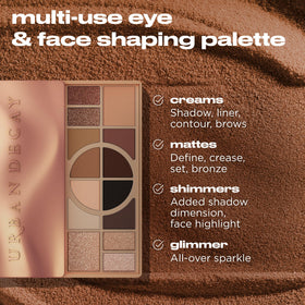 Urban Decay shimmer shade close-up reflecting light for highlighted accents