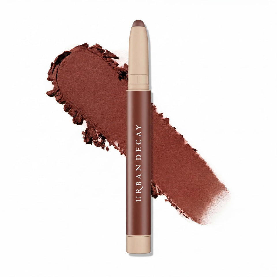 Urban Decay front packaging showing stick and shade for easy selection