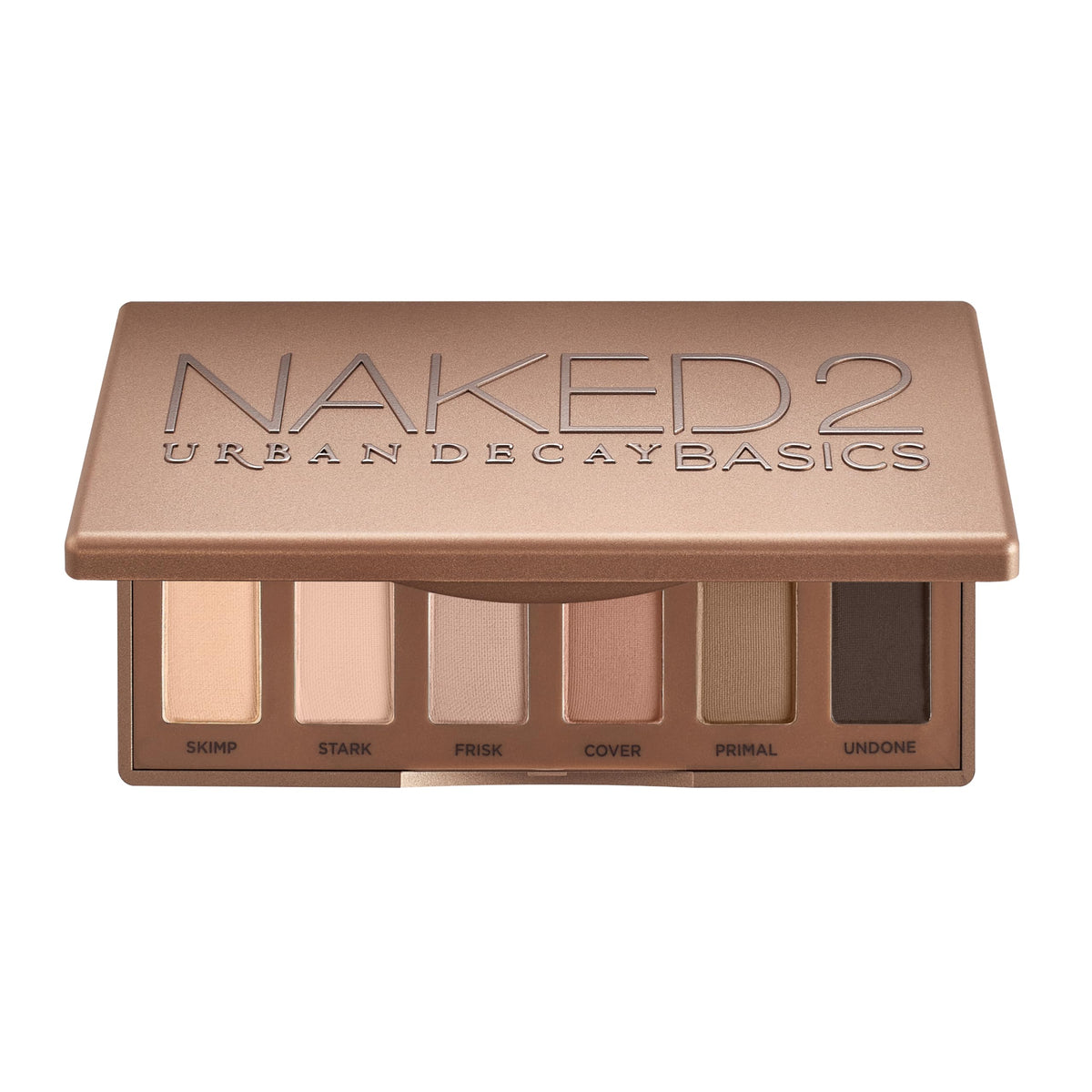 URBAN DECAY front packaging showing compact palette and branding for travel convenience