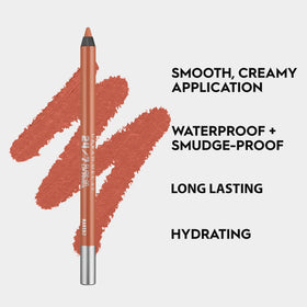 URBAN DECAY swatch of Naked2 on forearm displaying true medium beige nude