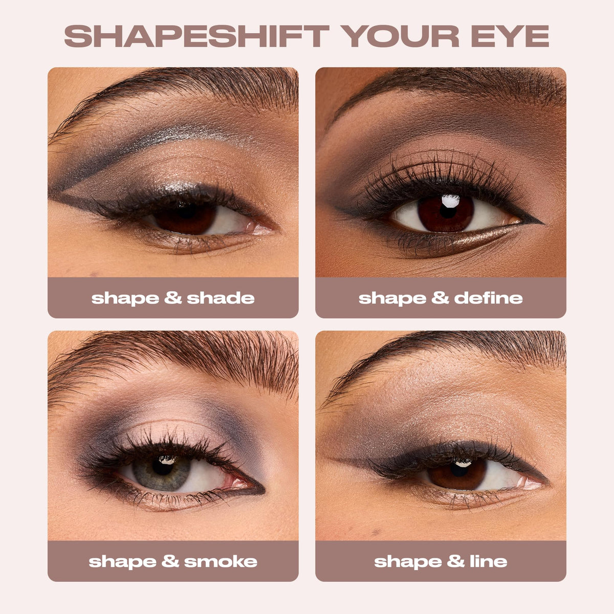 Urban Decay open palette front view highlighting shade variety