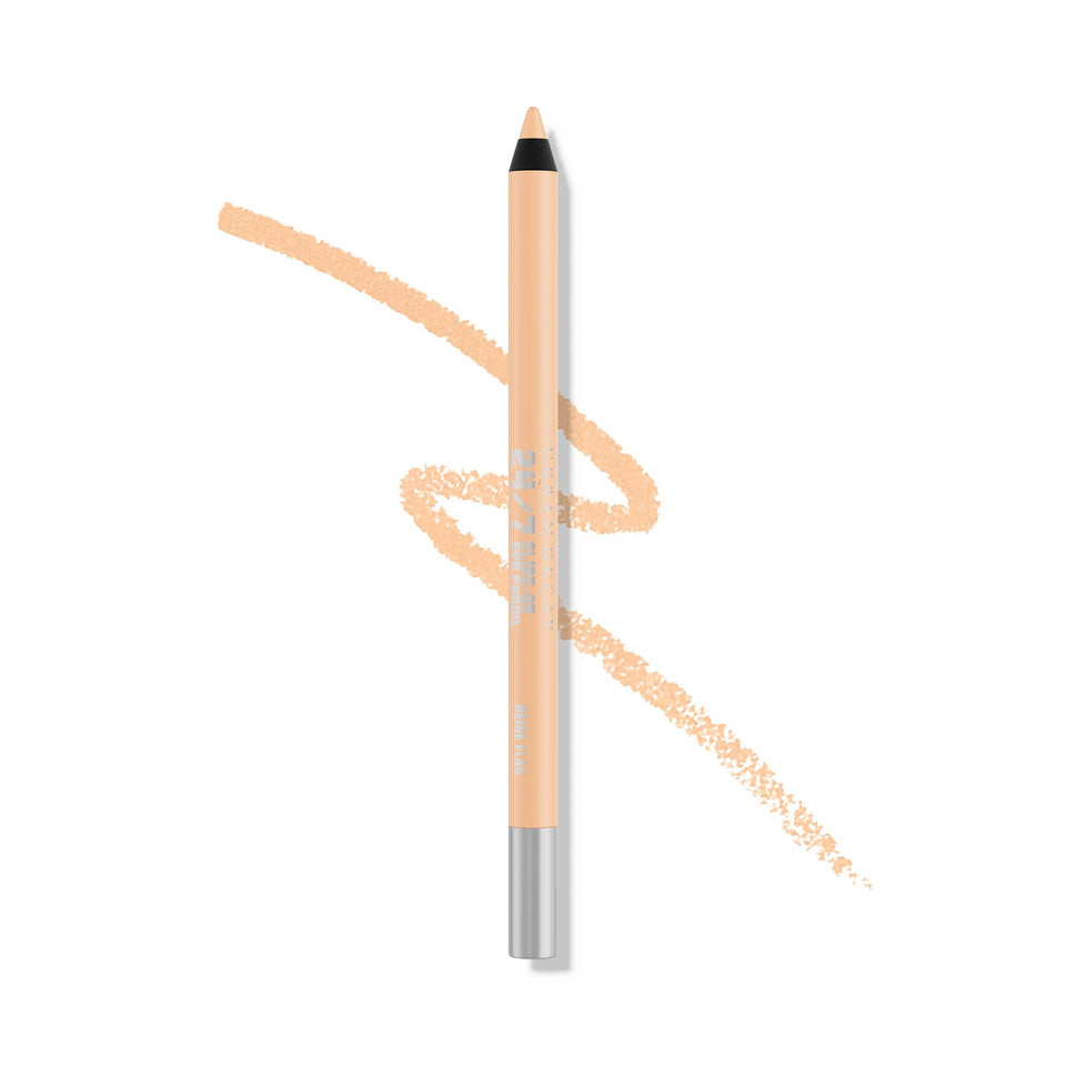 URBAN DECAY pencil front view showing sleek barrel and shade for easy selection