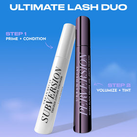 Urban Decay model applying mascara in lifestyle setting for real-wear proof