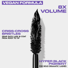 Urban Decay wand texture loaded with ultra-black pigment for bold coating benefit