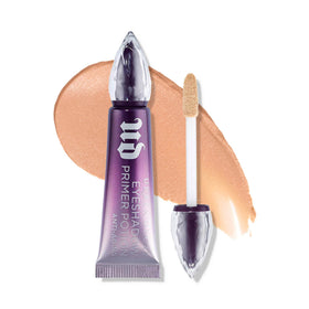 Urban Decay front packaging shows travel-size primer for crease-free eyeshadow