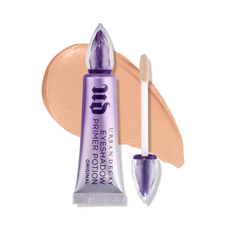 URBAN DECAY front tube showing nude primer and compact packaging benefit longevity