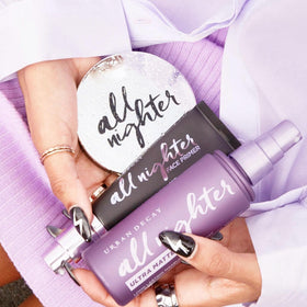 URBAN DECAY closeup of primer under foundation demonstrating improved adhesion benefit