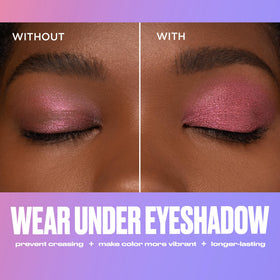 Urban Decay wand application demonstrating precise dotting for minimal product use