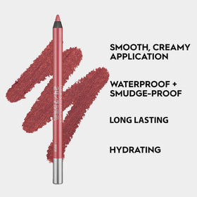 URBAN DECAY texture swatch of Rush on skin showing creamy moisturizing finish