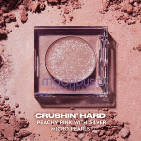 Urban Decay glitter texture close-up highlighting micro-fine sparkle for smooth finish