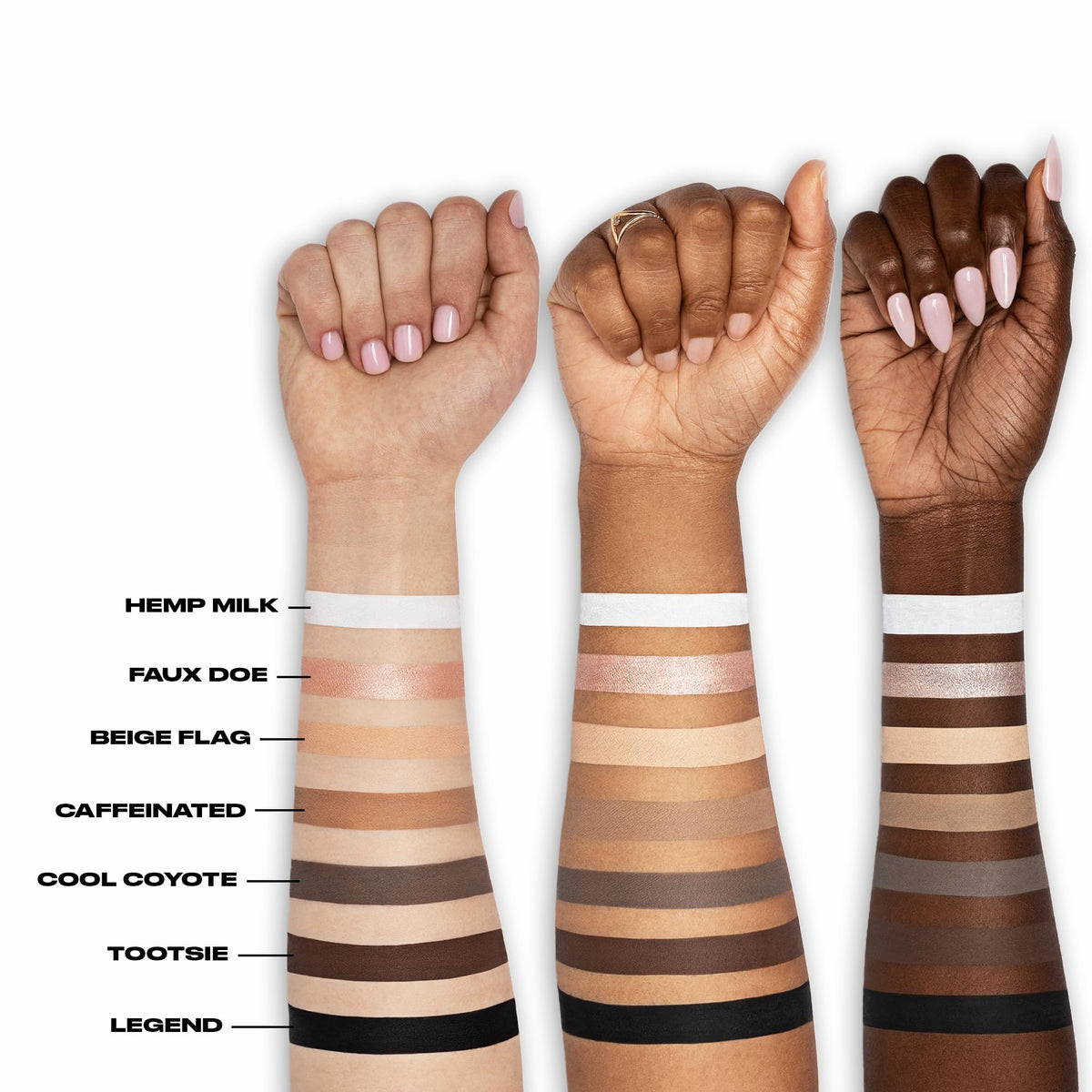 URBAN DECAY pencil staged with eyeshadow palette to show multiuse base