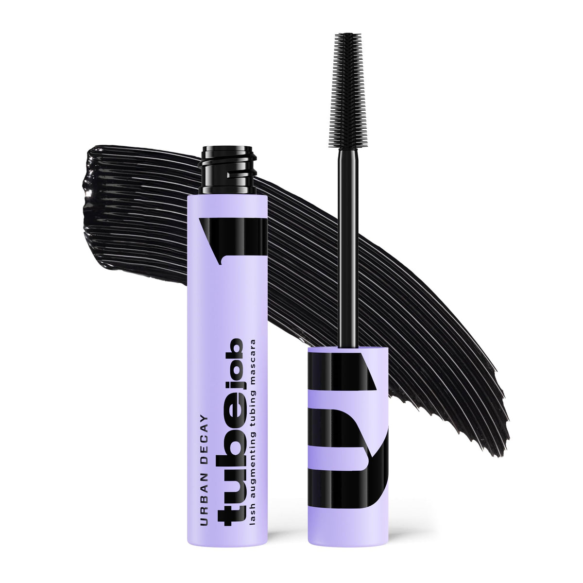 Urban Decay Tube Job front packaging showing product and branding, promises long wear