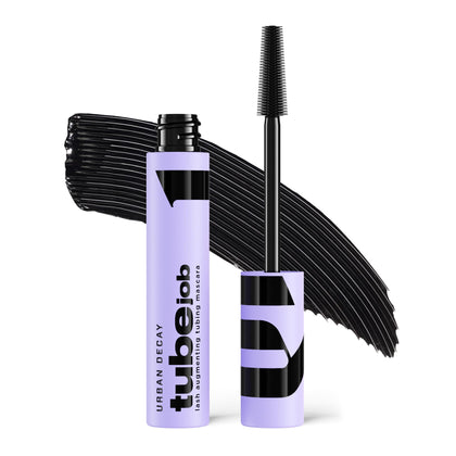 Urban Decay Tube Job front packaging showing product and branding, promises long wear