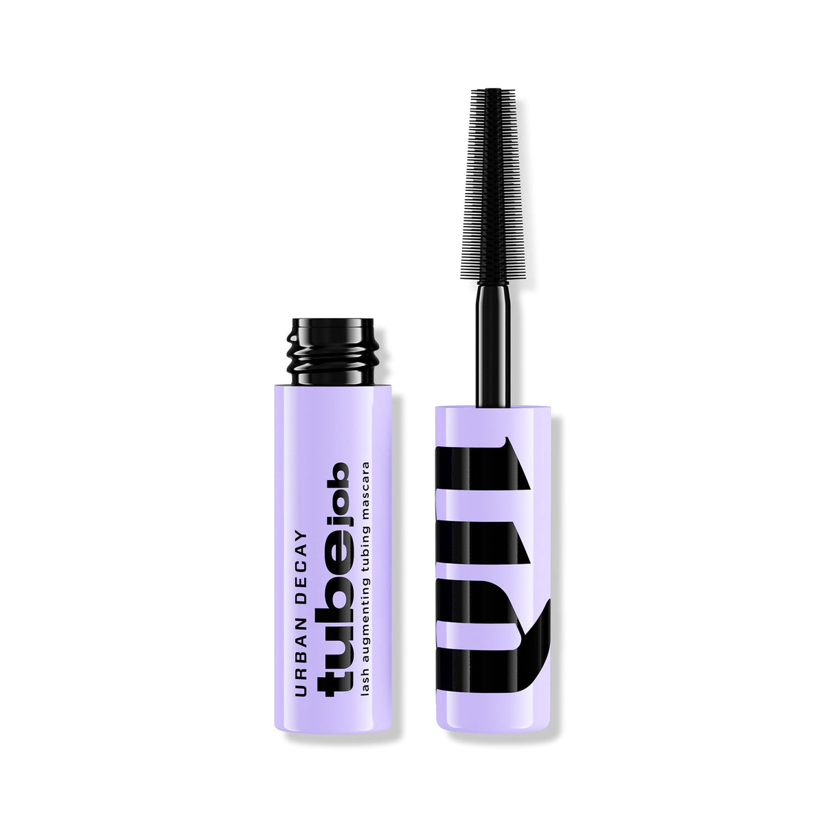 Urban Decay tube job front packaging showing travel-size benefit