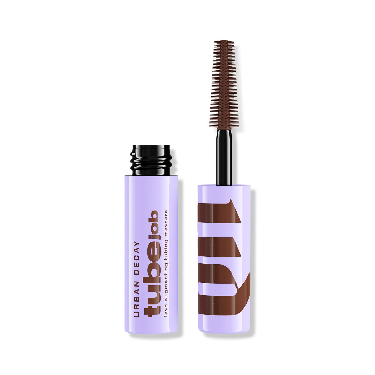 Urban Decay front packaging of Tube Job mini showing compact travel-friendly tube and label