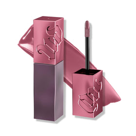 Urban Decay Vice Backtalk front packaging showing shade and glossy finish benefits