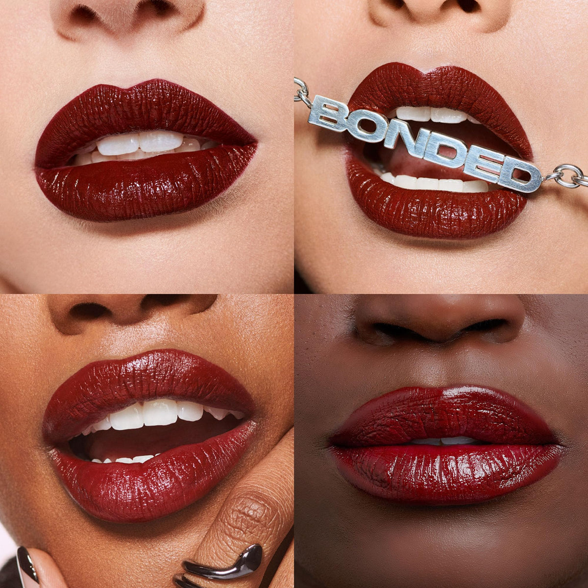 Urban Decay wand applying Vice Lip Bond demonstrating precise application benefit