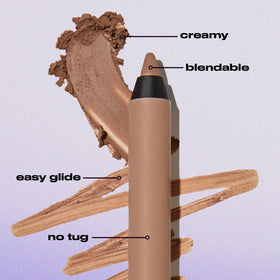 URBAN DECAY waterline application showing no-smudge benefit and clean finish