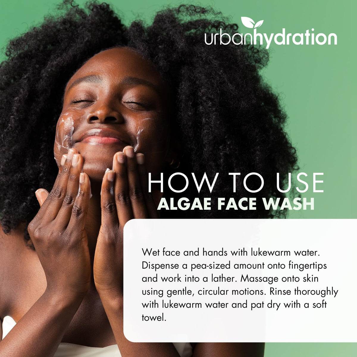 Urban Hydration lifestyle bathroom routine image conveying soothing ritual