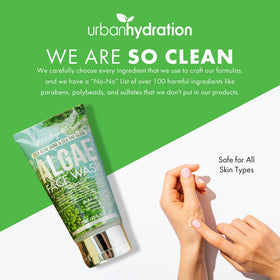 Urban Hydration texture foam detail demonstrating gentle lather and cleansing