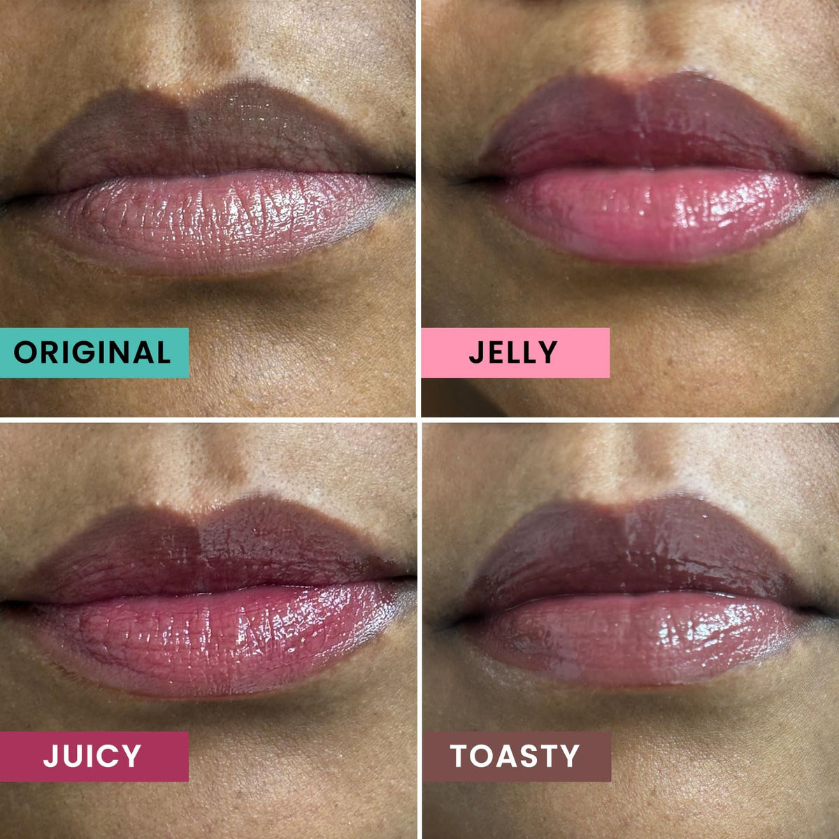 Urban Skin Rx being applied to lips demonstrating lightweight glide and instant soothing benefit
