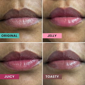 Urban Skin Rx being applied to lips demonstrating lightweight glide and instant soothing benefit