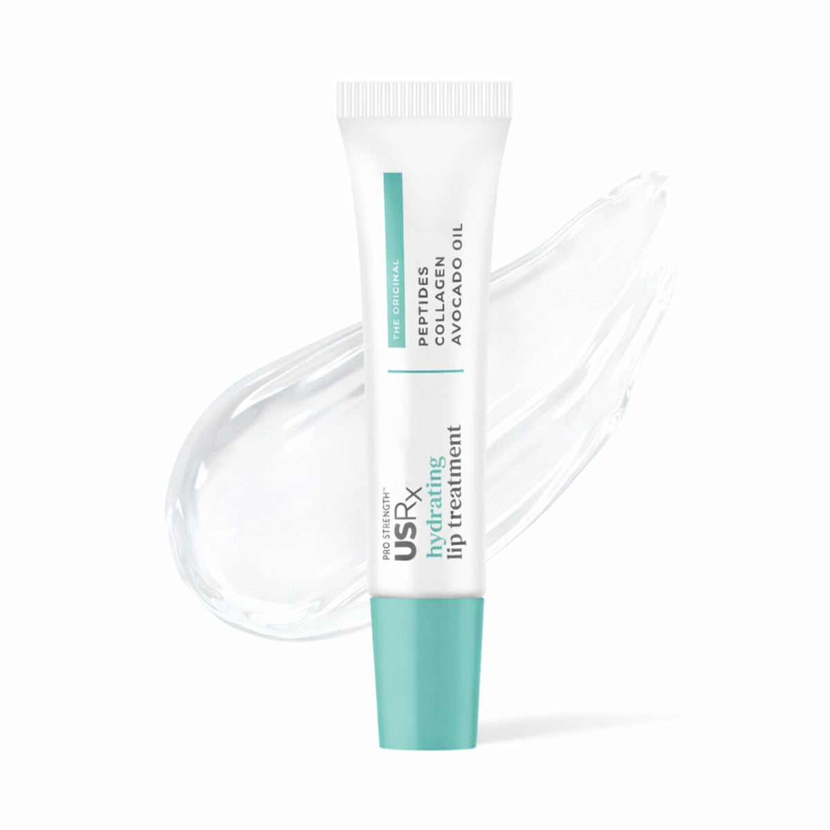 Urban Skin Rx front tube showing clear hydrating balm and compact packaging benefit hydration on the go