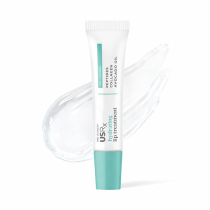 Urban Skin Rx front tube showing clear hydrating balm and compact packaging benefit hydration on the go