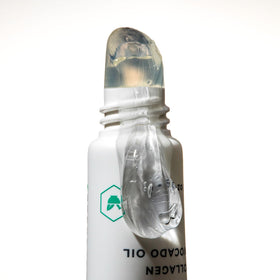 Urban Skin Rx tube held in hand to show scale and travel-friendly size for everyday convenience