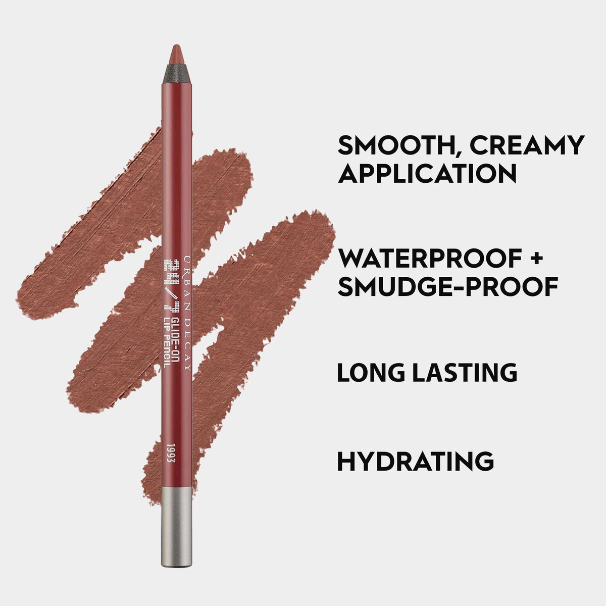 URBAN DECAY pencil tip detail highlights precise lining and control