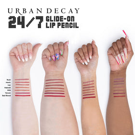 URBAN DECAY side label detail showing ingredients and moisturizing benefits
