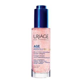 Uriage front bottle showing sleek serum packaging and brand clarity