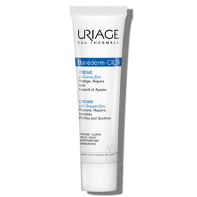 Uriage Bariéderm-CICA front tube showing packaging and benefits