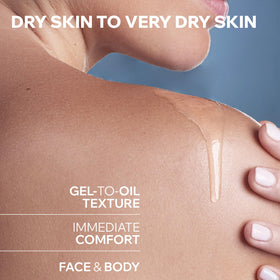 Uriage pump dispensing creamy foam in hand demonstrating mild cleansing and easy rinse
