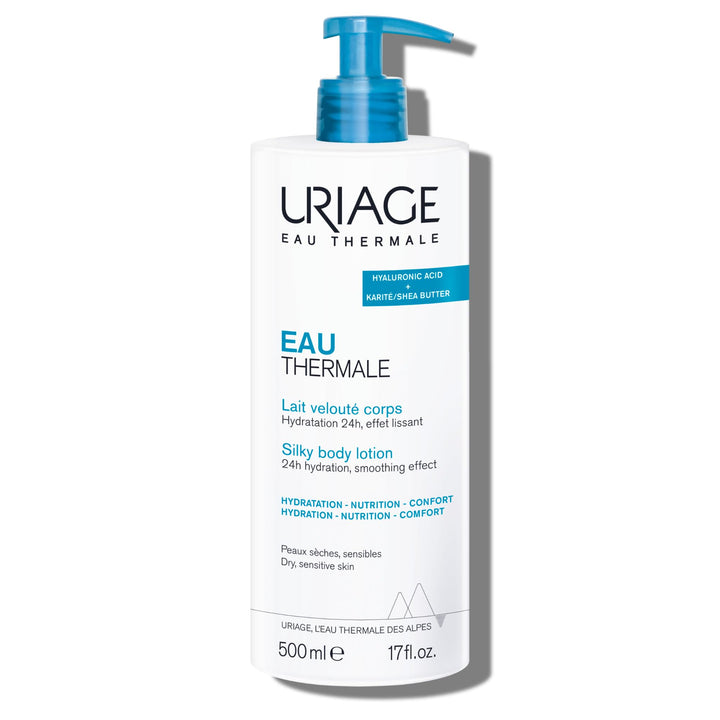 Uriage front packaging showing bottle and label for quick identification and trust