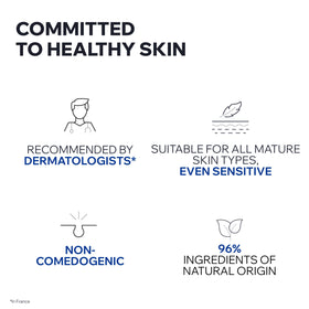 Uriage label closeup listing procollagen and retinol for visible action