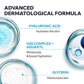 Uriage product open cap revealing clear gel for refreshing hydration