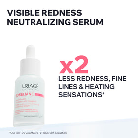 Uriage Roseliane pump dispensing a controlled drop for precise dosing