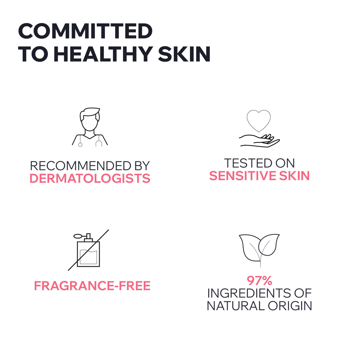 Uriage Roseliane label with active ingredients highlighted for transparency
