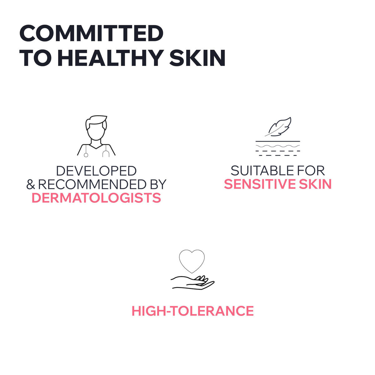 Uriage Roseliane being applied to face in a calming routine for comfortable cleansing