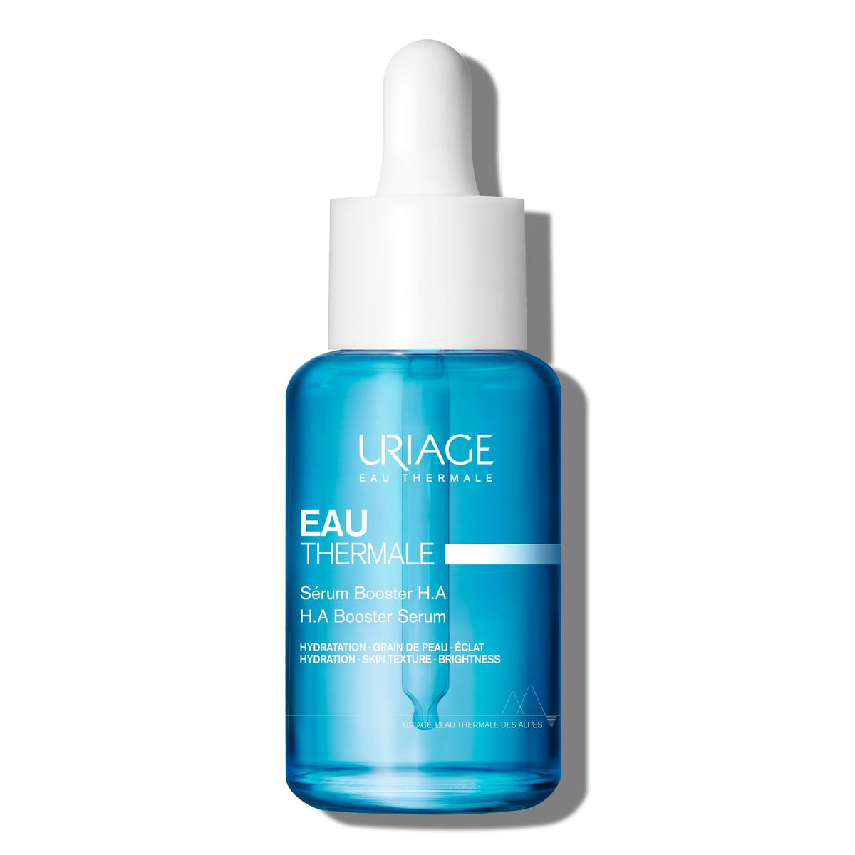 Uriage bottle front view showing sleek packaging and product identity for easy recognition