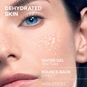 Uriage serum texture close-up revealing light, fast-absorbing consistency for comfort