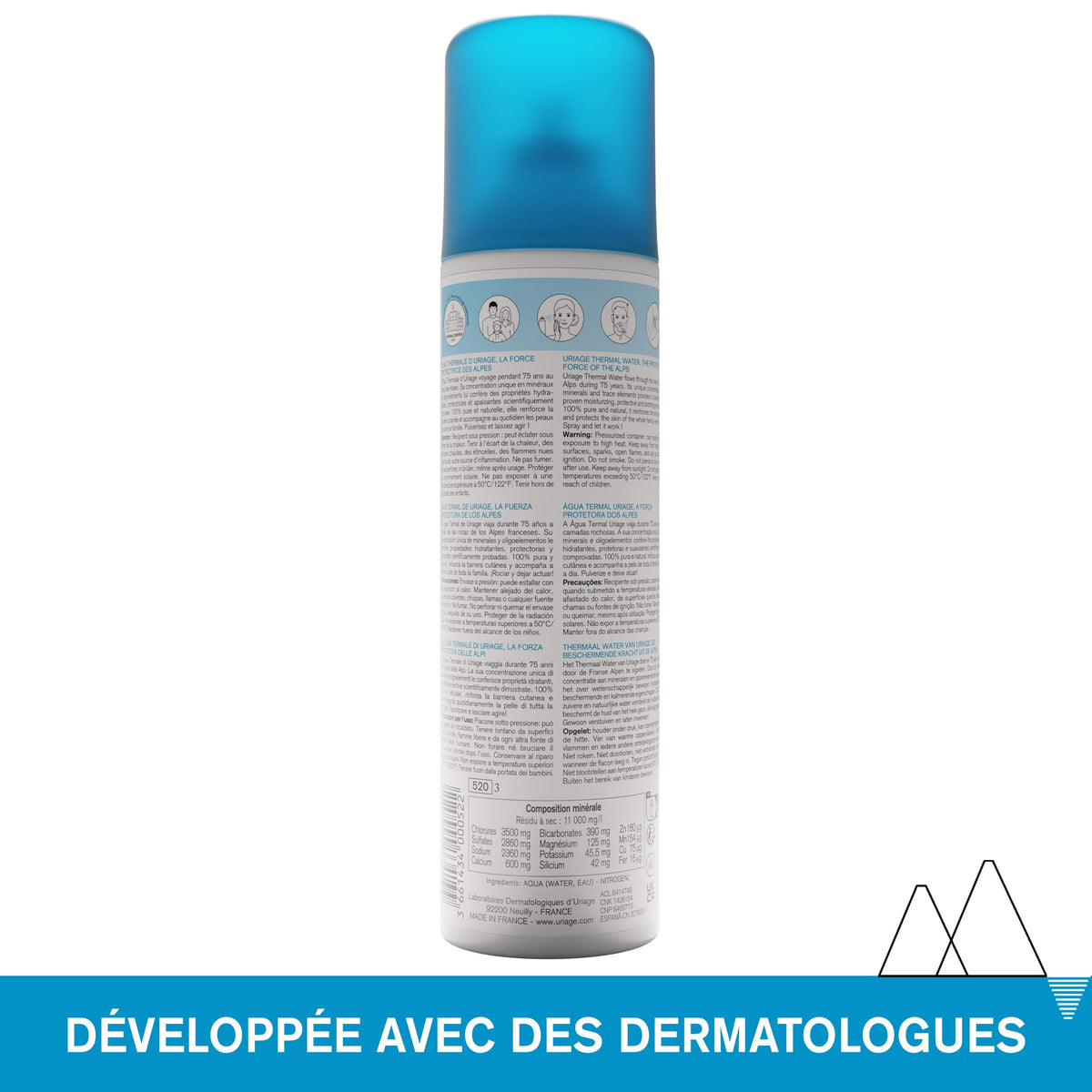 Uriage used by parent and child illustrating family-safe soothing benefit