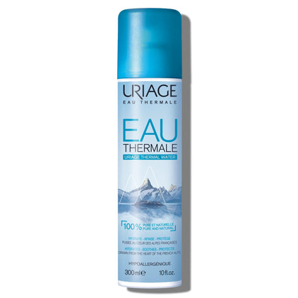 Uriage front packaging showing product and calming minerals benefit