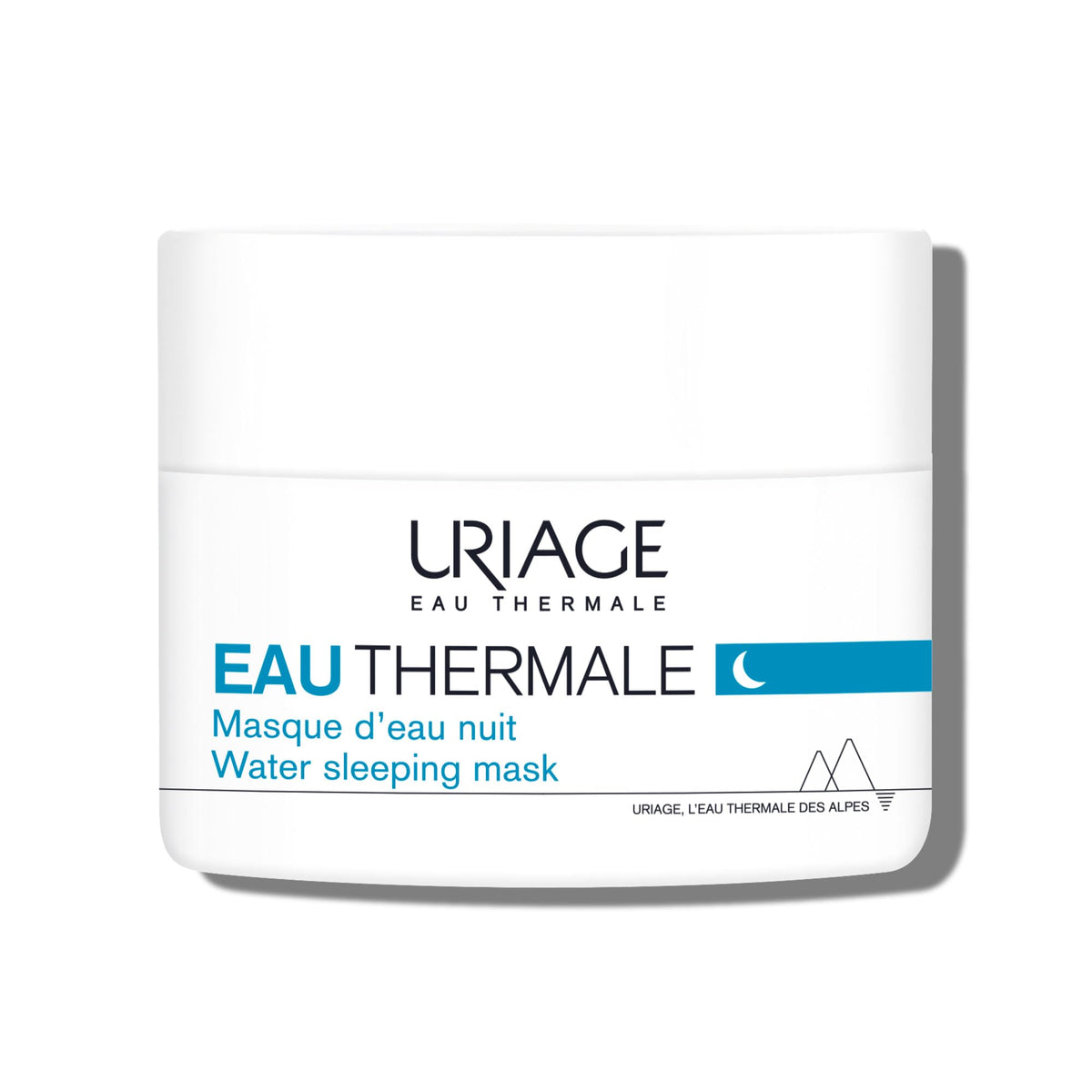 Uriage jar front view showing product and clear hydration benefits