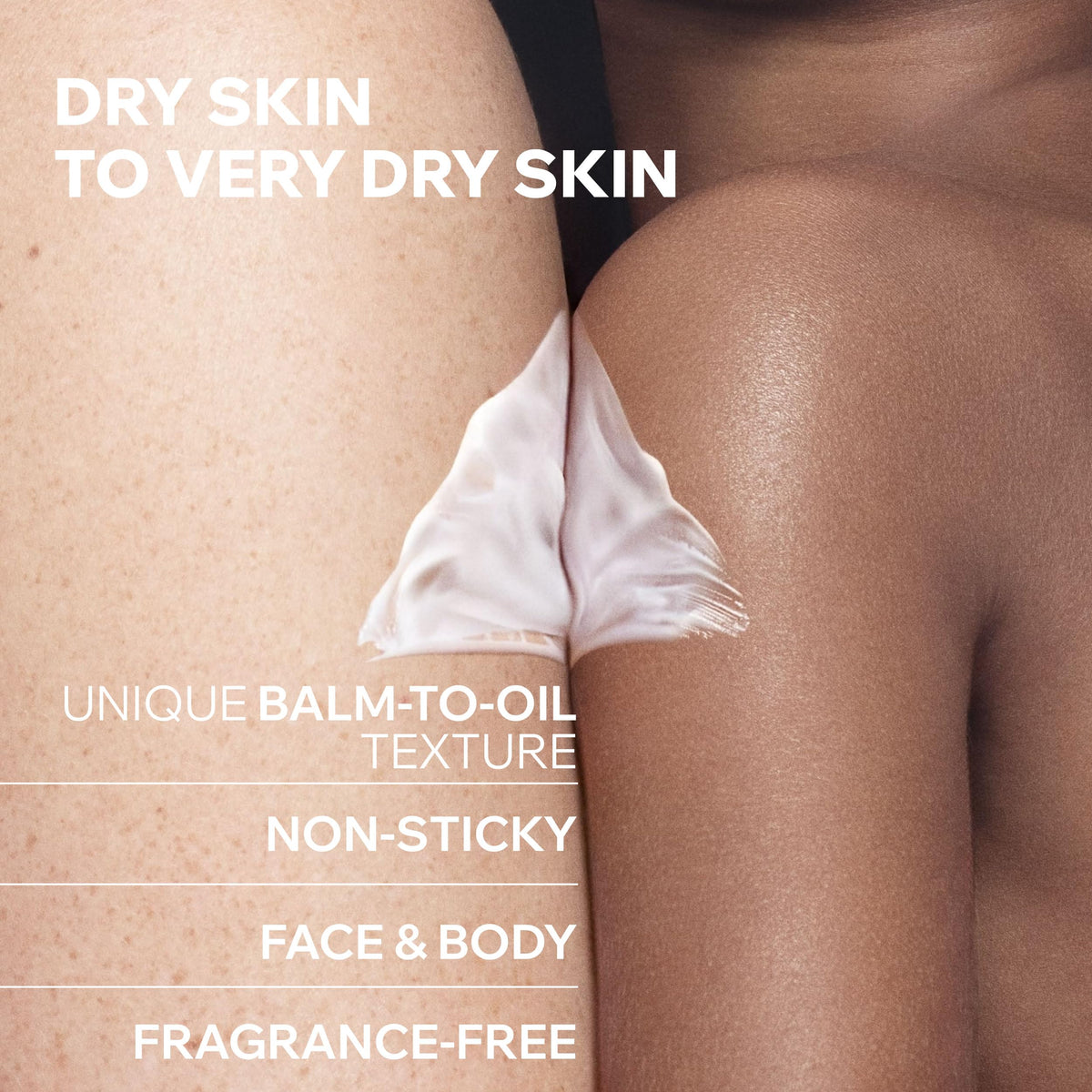 Uriage Xemose C8+ being spread on hand to show immediate soothing
