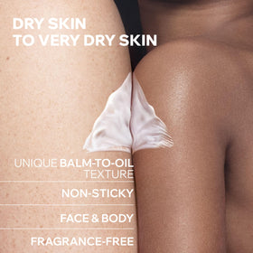 Uriage Xemose C8+ being spread on hand to show immediate soothing